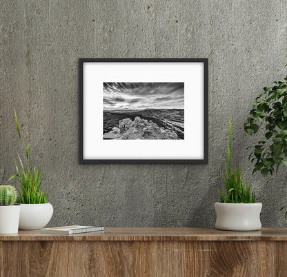 Northumberland #68 - The Cheviot, Hedgehope Hill and Combe Fell, from Newton Tors