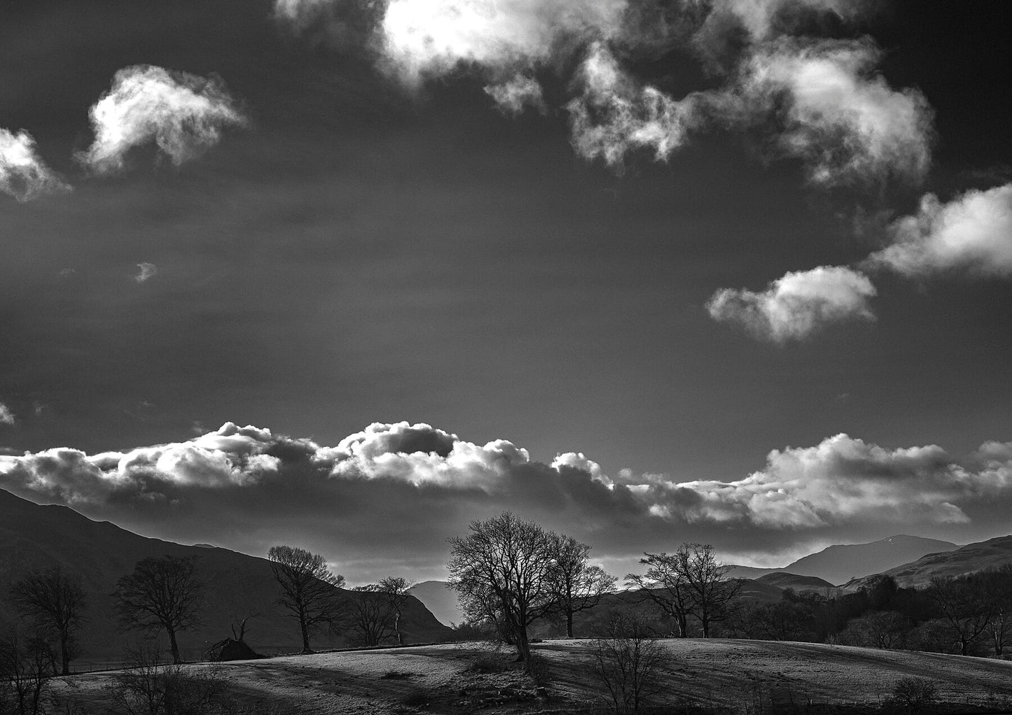 Helvellyn and Fairfield Peak From Matterdale