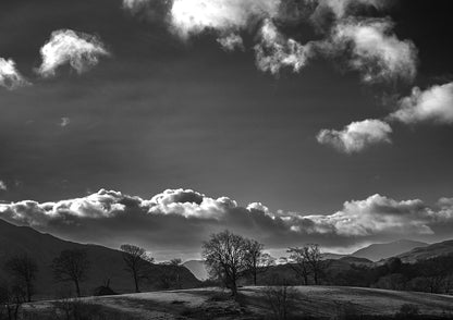 Helvellyn and Fairfield Peak From Matterdale
